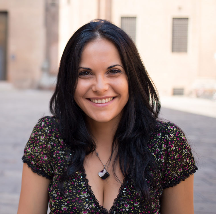 Woman with a big smile