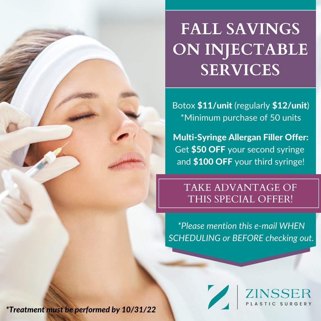 Specials Richmond, VA Zinsser Plastic Surgery